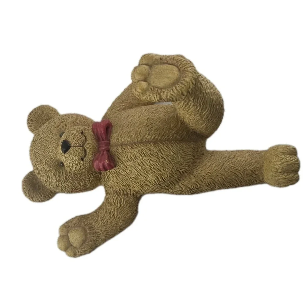 VTG 90s Home Interiors Kids Baby Teddy Brown Bear 7